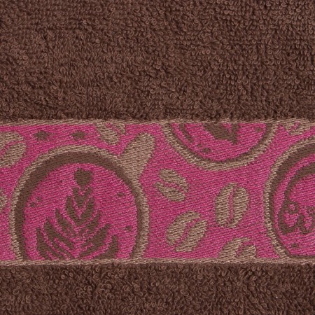 A towel 30x60 cm, coffee, brown mix, 340 gr/m, maistra, cotton-3