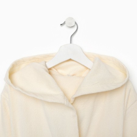 Terry robe of children's "Rock" rr 32 (110-116 cm), beige-8