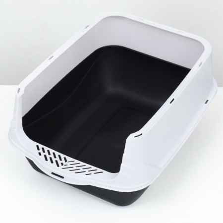 Domik toilet 35 x 50 x 35 cm, white-black-5