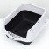 Domik toilet 35 x 50 x 35 cm, white-black