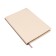 Organizer, A5, 128 sheets, a cage, the cover of the leatherette, with a side bookmark, "business", beige