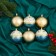 Set of balls plastic D-8 cm, 6 pcs "Fairytale patterns" Cosmos, mix