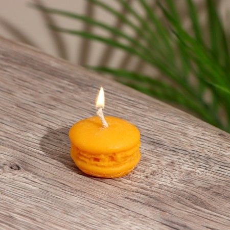 Candle "Makarun" 3.5x3.5x2 cm, soy wax mix-1