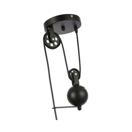 Suspension EVOLUCE. Sle120503-01. ESPERAZZA. 1x60 W, E27, 30x30x50 cm, black color-8