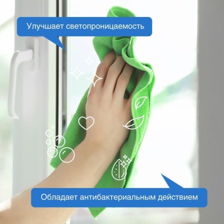 Средство для мытья стёкол, зеркал и мебели Synergetic, 500 мл-3