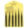 A set of tundra tweezers, antistatic, stainless steel, 6 pcs.