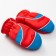 Winter children's mittens minku, color red/blue, rr 15 (16 cm)