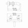 Bath mixer Wasserkraft Berkel 4811 Thermo, two -welfare, thermostat, chrome