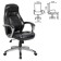 Office armchair Brabix Turbo EX-569, eco-leather, sports design, black