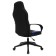 Playing armchair Brabix Alpha GM-018, fabric/eco-leather, black/blue