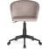 Computer chair Plastic Plastic/velor, black/beige 59x60x78 cm