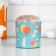 Paper form for cupcake, muffins and kulich "hares on balls" 90x90 mm