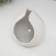 Ceramics candlestick per 1 candle "Pomegranate" d = 4.5 cm white 10x10x11.5 cm