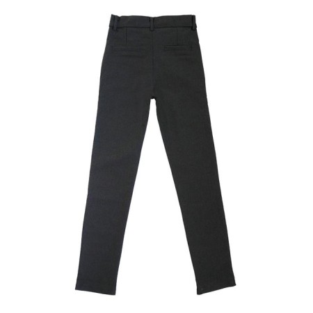 Pants for girls, height 140 cm, black-gray color-2