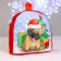 New Year's children's backpack "Pesik at the Christmas tree", 26 × 24 cm, for the New Year