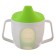 Drunker - a cup 2 in 1 children's training, solid nose, 150 ml., With handles, green color