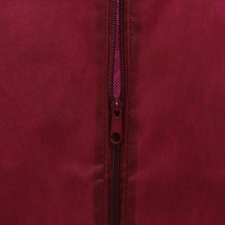 Clothes for clothes with a window 60 × 120 cm, spanbond, Bordeaux color-2