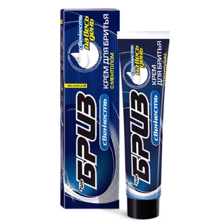Shaving cream Timbriz "Freshness", with menthol, 75 ml