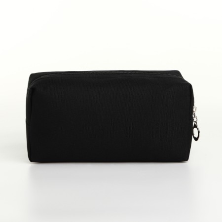 Cosmetic bag with lightning, black color-1