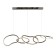 Suspended chandelier Pirret LED 3000K 80W