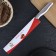 Kitchen knife "metallic", blade 22.5 cm, silver color