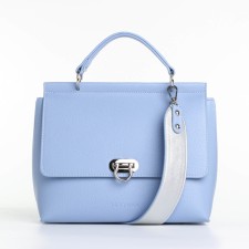 Women's bag Textura, messenger, average size, blue color