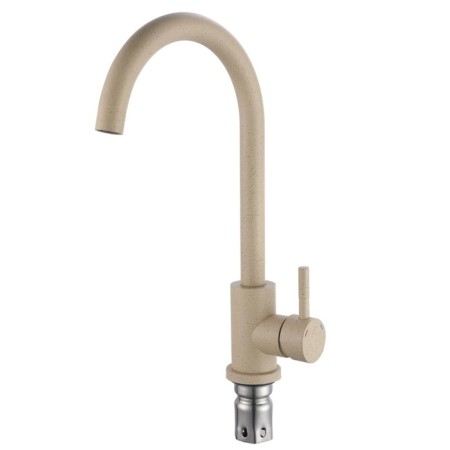 Kitchen mixer "RMS" SUS124BNK-017F, 35 mm cartridge, stainless steel, beige