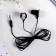 The headphones wired in the box, “unicorn - light sound”, vacuum, black