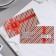 Money envelope "Universal" bow, gray stripes