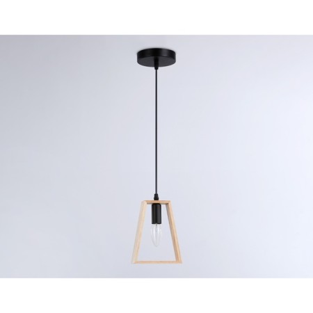 Lighting Lamp in the style of Ambrella Light, Loft, TR80497, 1HE14, Black Color, Light Wood-1
