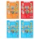 Stickers reusable set "Books-Raders", 4 pcs.