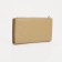 Women's wallet on the button, yellow color