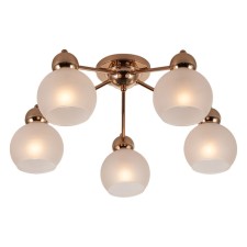 Ceiling lamp 5x60W E14, size 58x58x23 cm