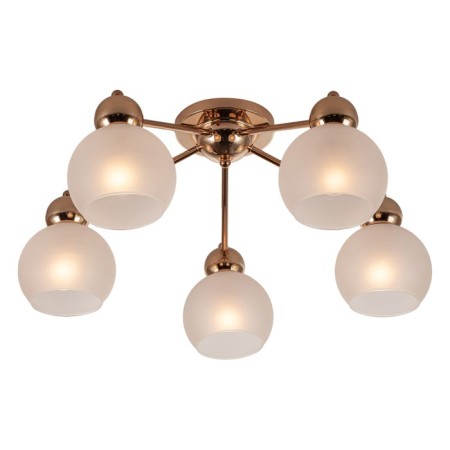 Ceiling lamp 5x60W E14, size 58x58x23 cm