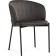 Stool on a metal frame Nile metal/velor, black/gray 58x54x80 cm