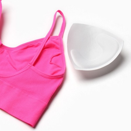 Female set (top, thongs), pink color, size 42-46-8