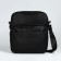 Male bag over the shoulder, Textura, artificial leather, black color