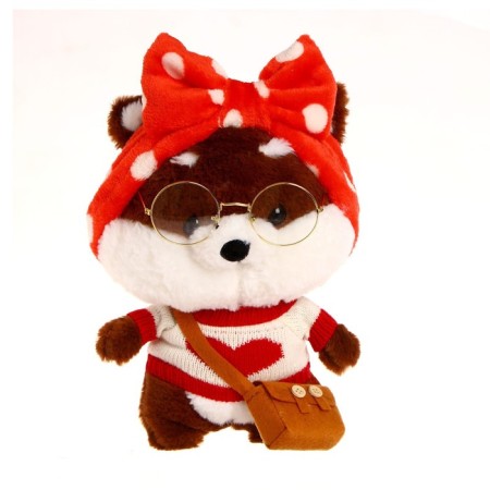 Corgi-lalafanfan soft toy, in a suit, mix-1