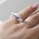 Ring "Montrustrik" Lovely eyes white in silver, dimensionless
