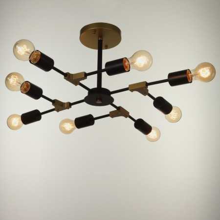 Causteen 2427 // E27 40W Black-Bronze 61x61x25.5 cm Bayerlux-1
