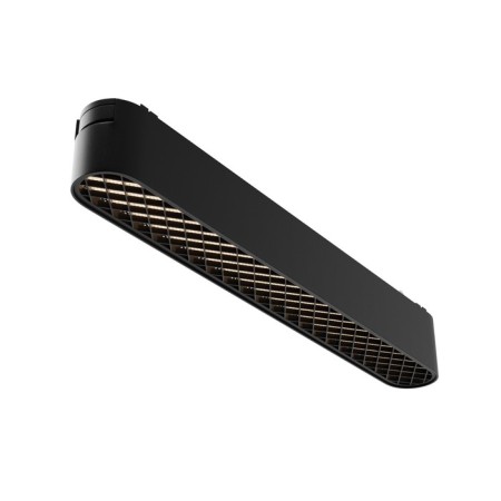 TREECH TECHNICAL TR084-1-12W3K-B, 12W, 22.2x2.6x2.9 cm, LED, 190LM, 3000K, Black Color Black