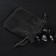 Runes for fortune telling "Scandinavian", 25pcs, obsidian