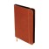 Leduced Diary A5, 140l, Cage, leatherette, elastic band, black cut, brown