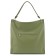 Women's bag B2766-02110, green color, artificial leather, 37x10x41 cm