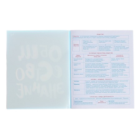 The subject “domino”, 48 sheets in a cage, “social science”, plastic cover, offset block-1