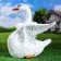 Garden figure "Swan with wings" 41x36x37cm