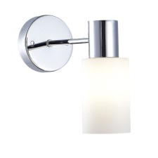 Светильник настенный Evoluce. SLE1139-101-01. Gessi. 1х60 Вт, E14, 8х23 см, цвет хром
