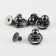 Kobury screw d = 6/8 × 9 mm, with a ring d = 10 mm, 4 pcs, the color is black nickel