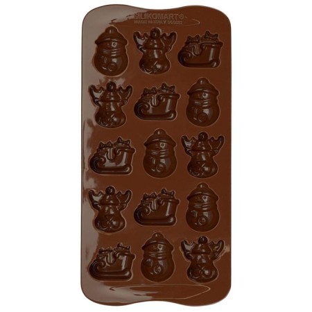 Form for the preparation of sweets Choco Winter, silicone-3