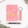 Gift New Year's set "Shine this winter": cover for a passport, keychain and pen Plastic
